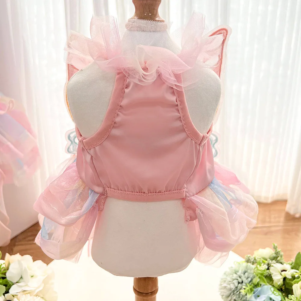🧁 Petal Princess Wings – Vestido Fantasía para Perritas Chispeantes & Mágicas UwU - Image 15