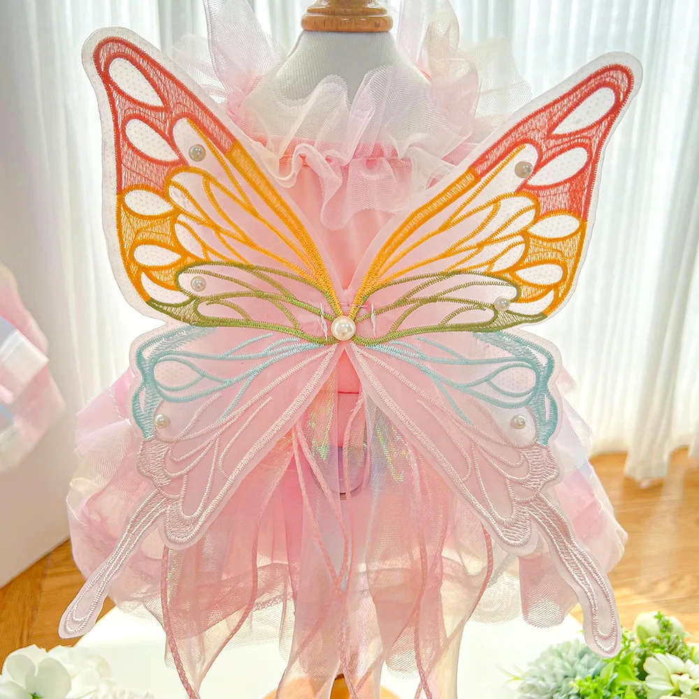 🧁 Petal Princess Wings – Vestido Fantasía para Perritas Chispeantes & Mágicas UwU - Image 12