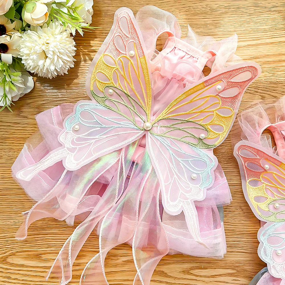 🧁 Petal Princess Wings – Vestido Fantasía para Perritas Chispeantes & Mágicas UwU - Image 16