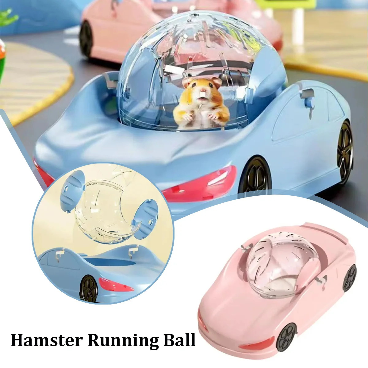 Hamster Running Ball Funny Creative Durable Extra Large Transparent Rolling Toy Small Pet Running Wheel Toy For Hamsters Ferrets