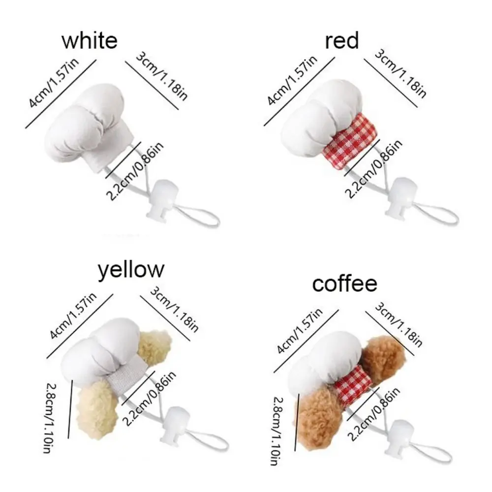 Funny Adjustable Hamster Chef Hat Comfortable Decorative Hamster Cosplay Hat Breathable Pet Costume Hat Holiday Dress Up - Image 6