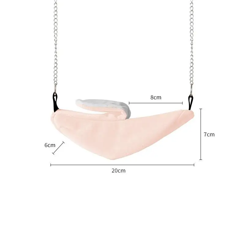 HUA Banana Hamster Bird Rat Soft Bed Hammock Hanging Swing Moon Boat Bed Hanging Nest Bed Small Animals Nest Small Pet Supplies - Image 7