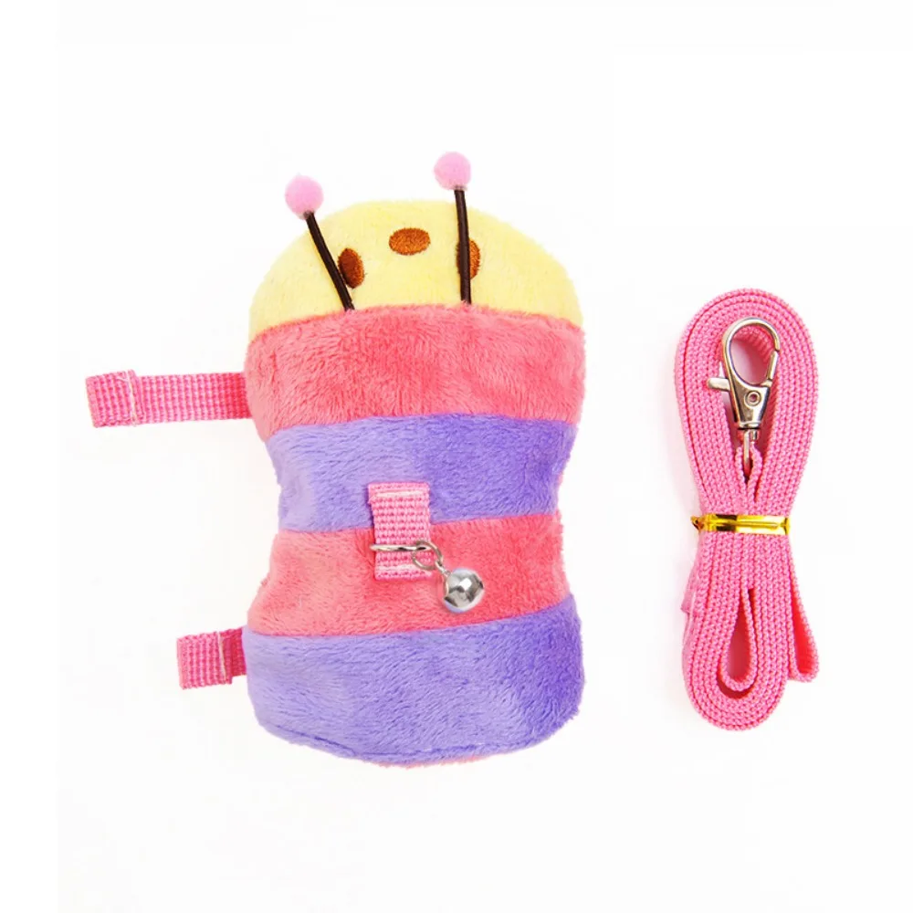 Cute Cartoon Hamster Vest Harness Adjustable Escape Proof Ferret Walking Leash Breathable Small Animal Walking Vest Travel - Image 8