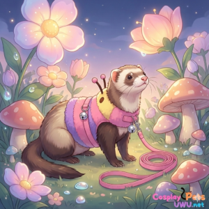 Ensueño de la Oruga Traviesa: Arnés y Correa para Hurón