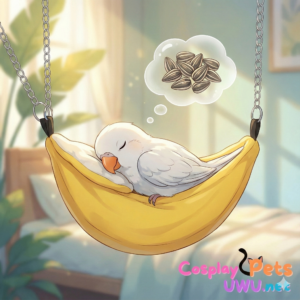 Cuna de Banana Estelar para Pájaros