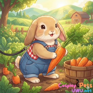 El Granjero de Zanahorias: Peto de Cuadros Rojos