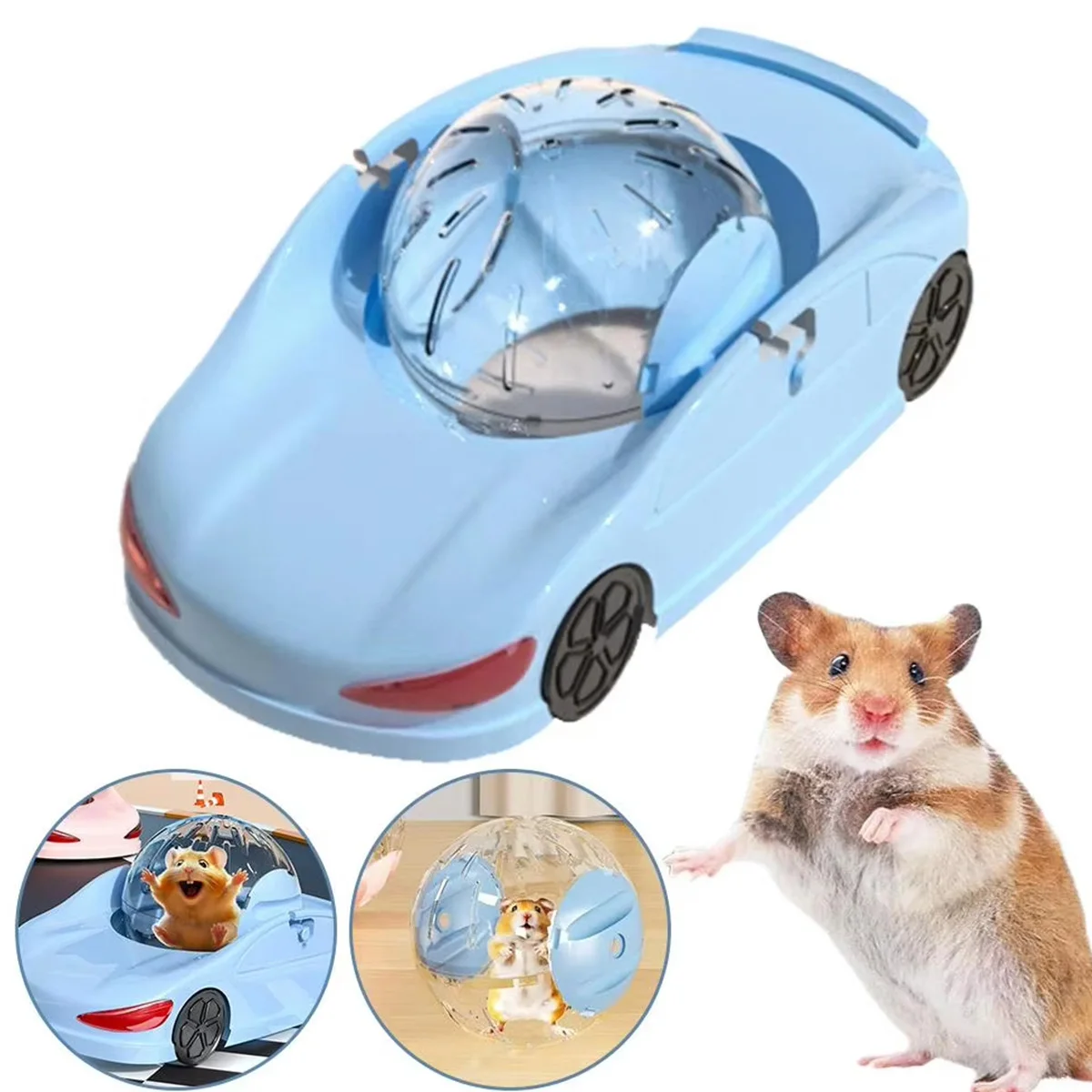 Hamster Running Ball Funny Creative Durable Extra Large Transparent Rolling Toy Small Pet Running Wheel Toy For Hamsters Ferrets - Image 2