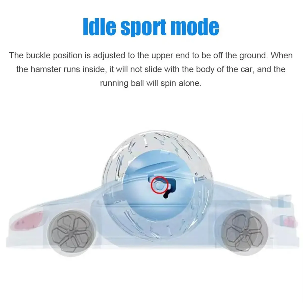 Hamster Running Ball Funny Creative Durable Extra Large Transparent Rolling Toy Small Pet Running Wheel Toy For Hamsters Ferrets - Image 4