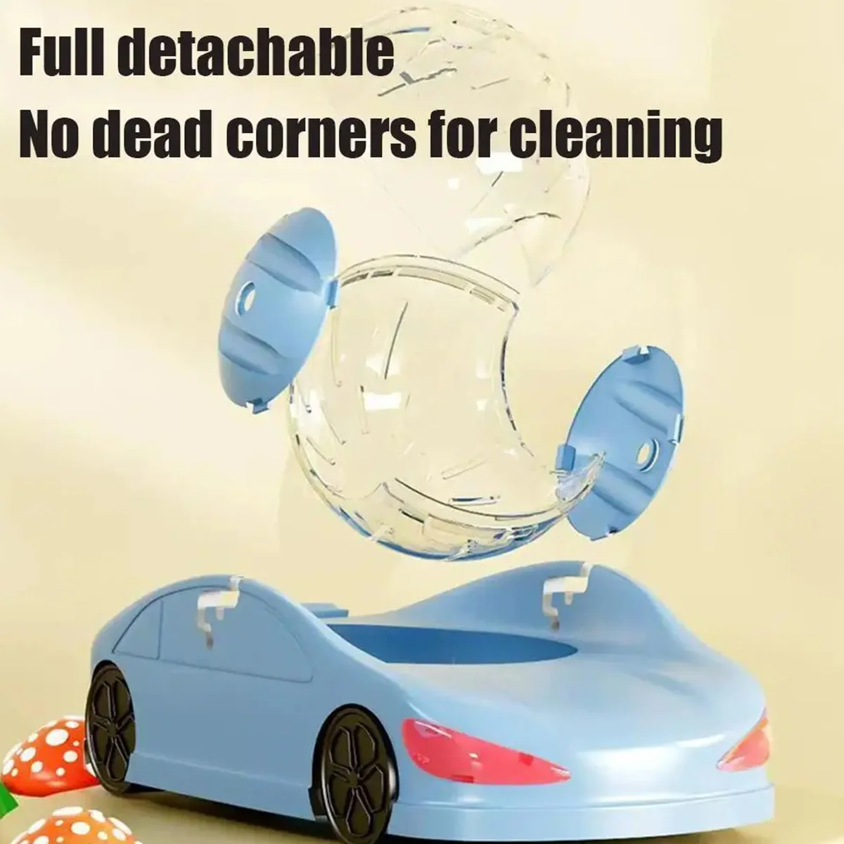 Hamster Running Ball Funny Creative Durable Extra Large Transparent Rolling Toy Small Pet Running Wheel Toy For Hamsters Ferrets - Image 11