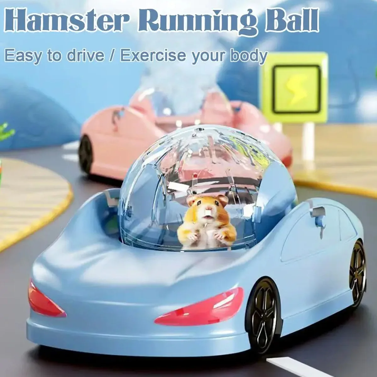 Hamster Running Ball Funny Creative Durable Extra Large Transparent Rolling Toy Small Pet Running Wheel Toy For Hamsters Ferrets - Image 9