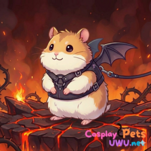 Arnés de Hámster Alas del Pequeño Lord Demonio