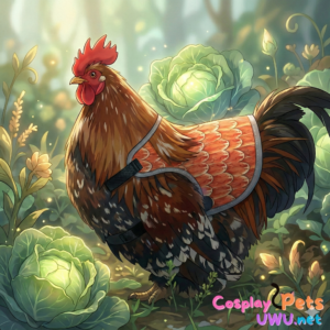 Capa del Guardián Carmesí para Gallinas Aventureras