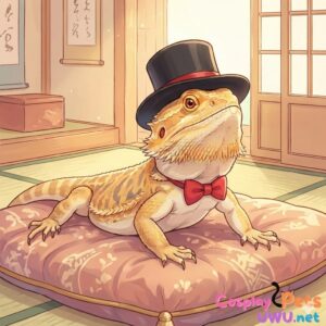 El Conjunto de Gala Kawaii para Reptiles