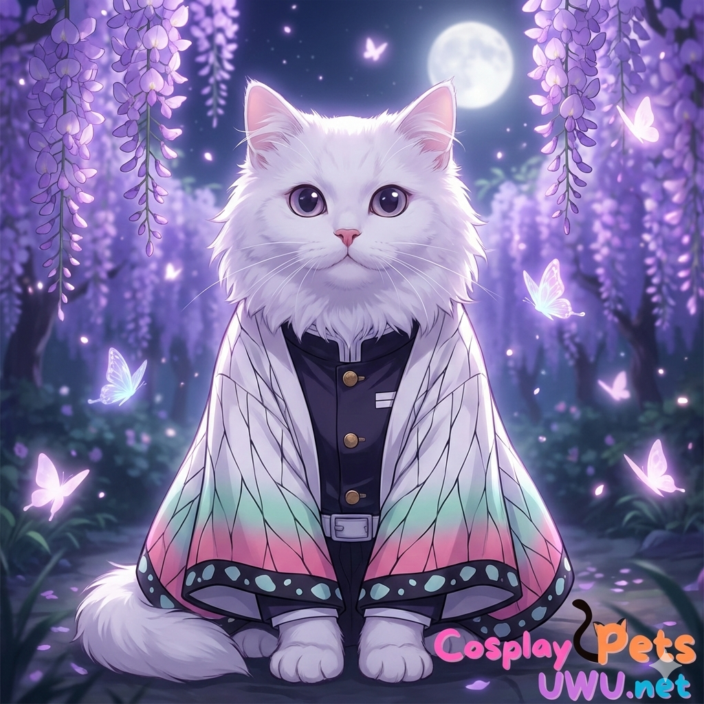 Capa de la Guardiana Mariposa para Gatos.