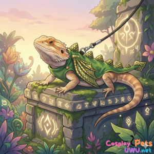 Arnés de Alas de Dragón Esmeralda para Lagartos