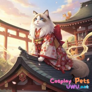 ✨ Kimono “Kamisama Miaujime” – Edición Divina de Primavera 🌸🐱