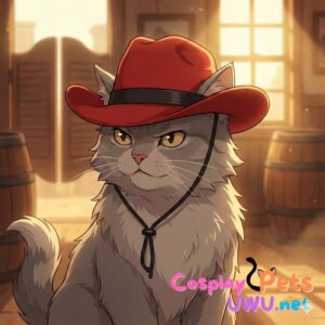 Sombrero del Sheriff Errante para Gatos